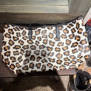 Coach Leopard Print Tote Bag